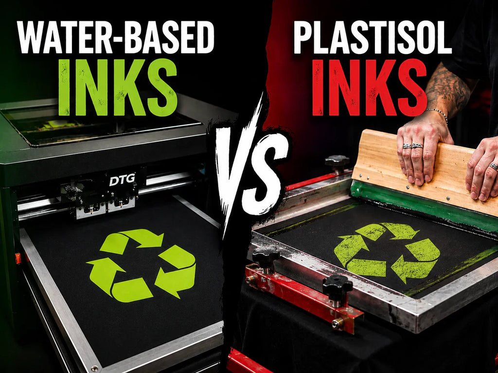 Water-Based vs Plastisol Inks: Which Is More Sustainable?