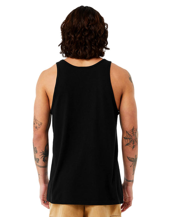 3480 Bella Canvas Unisex Vest Black Back View