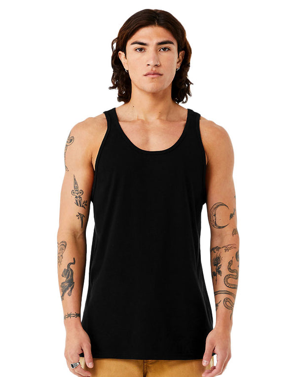 3480 Bella Canvas Unisex Vest Black Front View