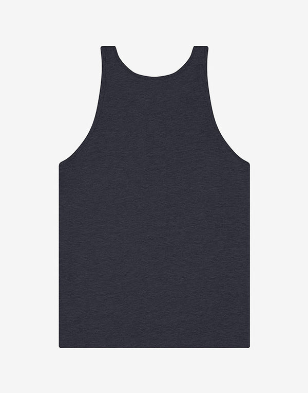 3480 Bella CanvasUnisex Vest Heather Navy Flat View