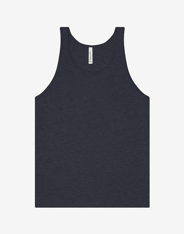 3480 Bella CanvasUnisex Vest Heather Navy Flat View