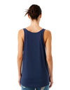 3480 Bella CanvasUnisex Vest Heather Navy BackView