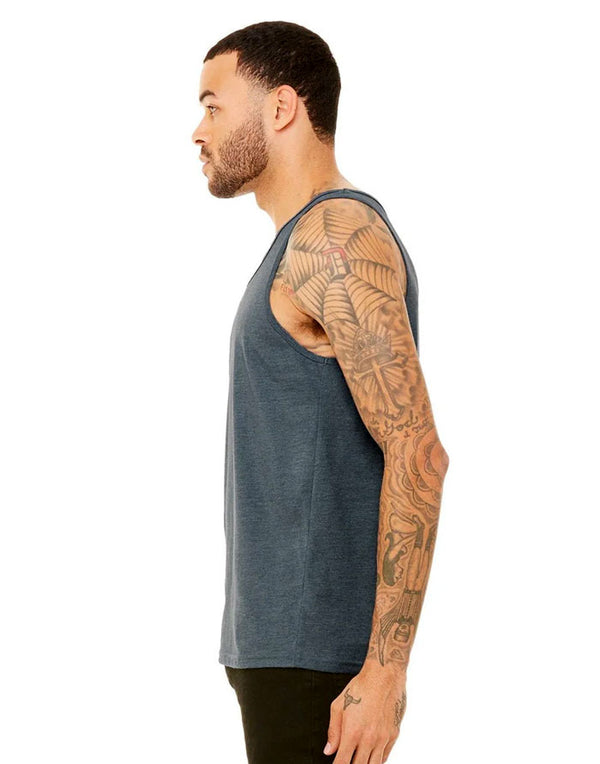 3480 Bella CanvasUnisex Vest Heather Slate SideView