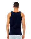3480 Bella Canvas Unisex Vest Navy Blue Back View