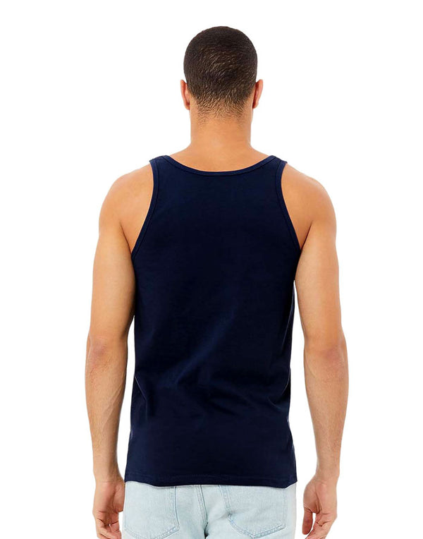 3480 Bella Canvas Unisex Vest Navy Blue Back View
