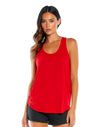 3480 Bella CanvasUnisex Vest Red Front View