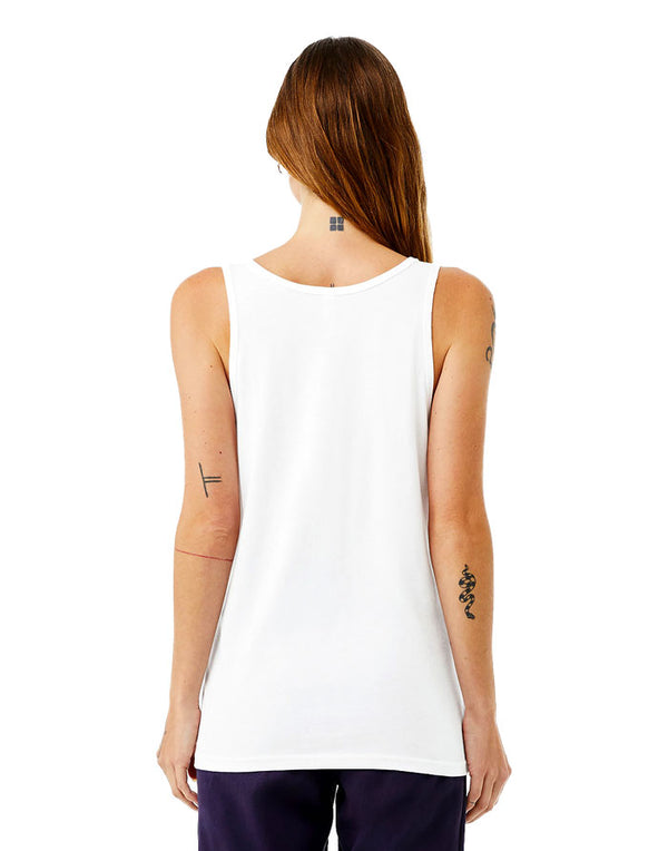 3480 Bella CanvasUnisex Vest White Back View