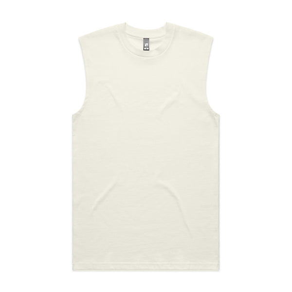 5073 AS Colour Classic Men's Tank Ecru Flat View