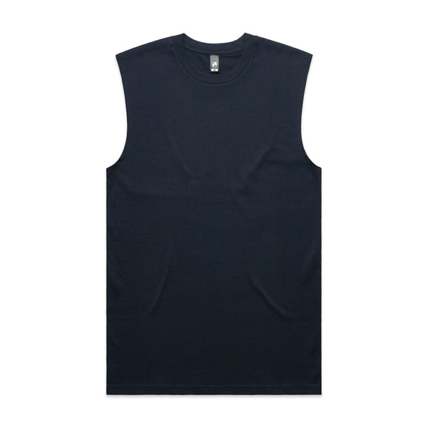 5073 AS ColourClassic Men's Tank Navy Blue Flat View