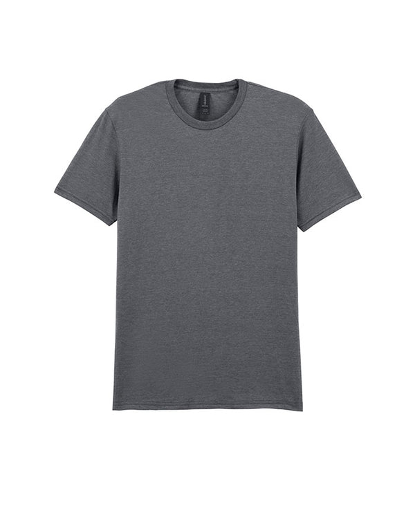 64000 Gildan Softstyle Adult T-shirtadult Graphite Heather Flat View