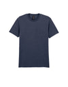 64000 Gildan Softstyle Adult T-shirtHeather Navy Flat View