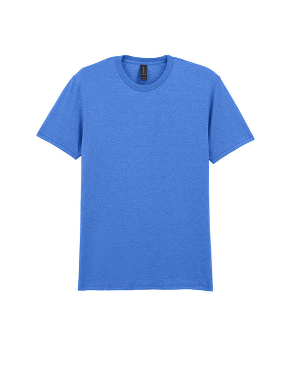 64000 Gildan Softstyle Adult T-shirtHeather Royal Flat View