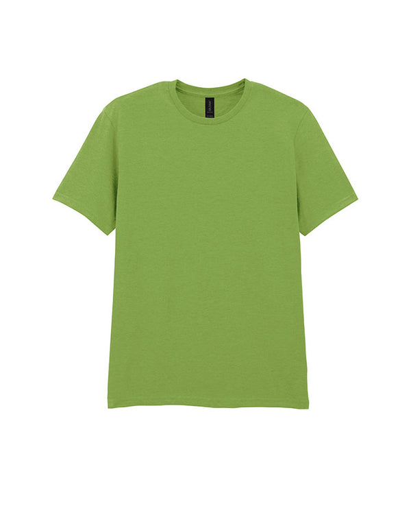 64000 Gildan Softstyle Adult T-shirt Kiwi Green Flat View