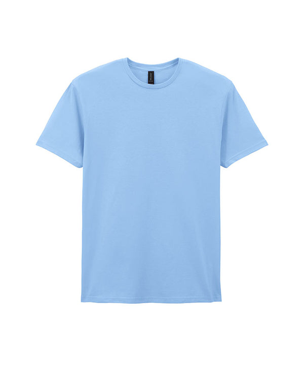 64000 Gildan Softstyle Adult T-shirtLight Blue Flat View