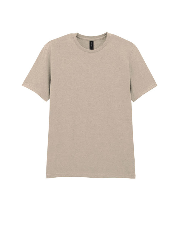 64000 Gildan Softstyle Adult T-shirtSand Flat View