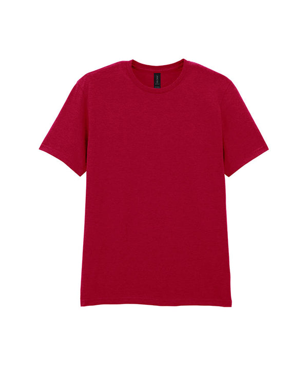 64000 Gildan Softstyle Adult T-shirtAntique Cherry Red Flat View