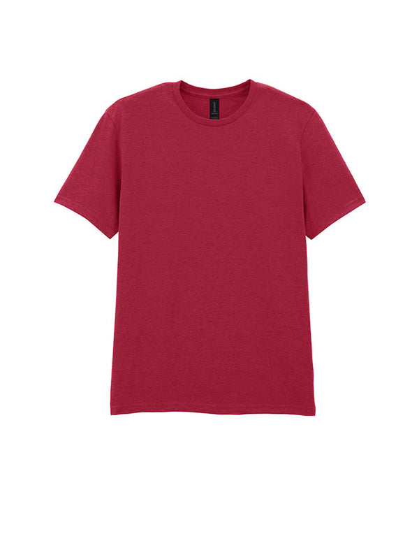 64000 Gildan Softstyle Adult T-shirtCardinal Red Flat View
