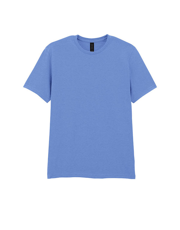 64000 Gildan Softstyle Adult T-shirtCarolina Blue Flat View