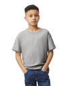 64000B Gildan Softstyle kids t-shirt RS sport grey front View
