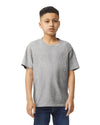 64000B Gildan Softstyle kids t-shirt RS sport grey front View