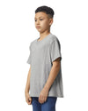 64000B Gildan Softstyle kids t-shirt RS sport grey side View