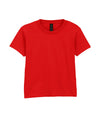 64000B Gildan Softstyle kids T-shirt Red Flat View