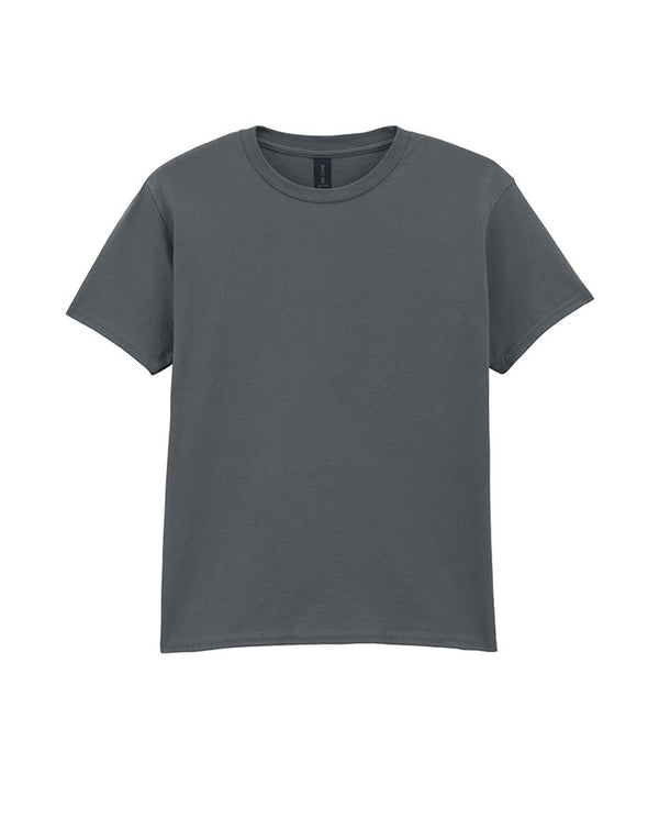 64000B Gildan Softstyle kids T-shirt Charcoal Flat View
