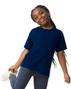64000B Gildan Softstyle kids t-shirt navy front View