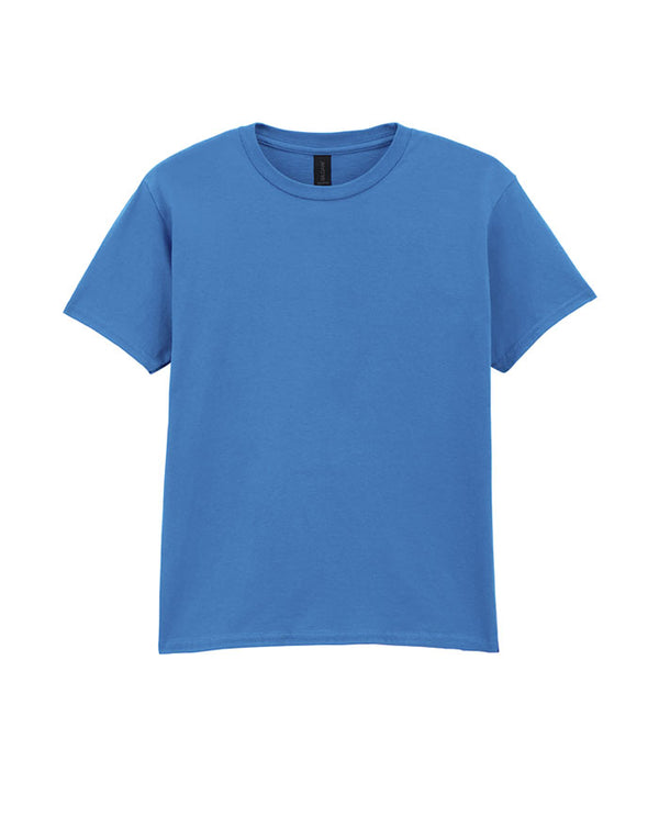 64000B Gildan Softstyle kids T-shirt Sapphire Blue Flat View