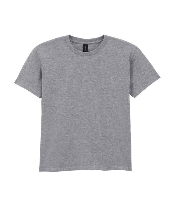64000B Gildan Softstyle kids T-shirt Grey Flat View