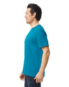 Gildan 64000 mens unisex adult Softstyle t-shirt Antique Sapphire Blueside View
