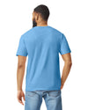 Gildan 64000 mens unisex adult Softstyle t-shirt Carolina Blue back View