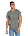 Gildan 64000 mens unisex adult Softstyle t-shirt Heather Military Greenfront View