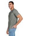 Gildan 64000 mens unisex adult Softstyle t-shirt Heather Military Greenside View