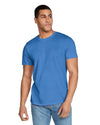 Gildan 64000 mens unisex adult Softstyle t-shirt royal front View