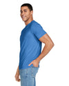 Gildan 64000 mens unisex adult Softstyle t-shirt royal side View