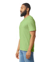Gildan 64000 mens unisex adult Softstyle t-shirt kiwi side View