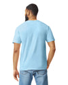 Gildan 64000 mens unisex adult Softstyle t-shirt light blue front View