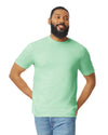 Gildan 64000 mens unisex adult Softstyle t-shirt mint green front View