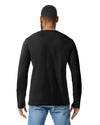 64400 Gildan Softstyle Long Sleeve T-shirt Adult Black Back