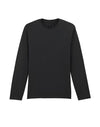 64400 Gildan Softstyle Adult Long Sleeve T-shirt Black Flat View