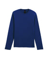 64400 Gildan Softstyle Adult Long Sleeve T-shirt Navy Blue Flat View