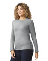 64400 Gildan Softstyle Long Sleeve T-shirt Adult RS Sport Grey Front