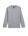 64400 Gildan Softstyle Adult Long Sleeve T-shirt Charcoal Flat View