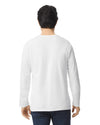 64400 Gildan Softstyle Long Sleeve T-shirt Adult White Back