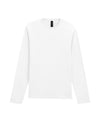 64400 Gildan Softstyle Adult Long Sleeve T-shirt White Flat View