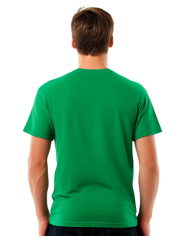 64V00 Gildan Softstyle Adult V-NeckT-shirt Irish Green Back View