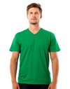 64V00 Gildan Softstyle V-Neck Adult T-shirt Irish Green Front View