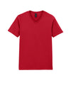 64V00 Gildan Softstyle Adult V-NeckT-shirt RedFlat View