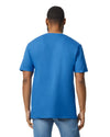 64V00 Gildan Softstyle Adult V-NeckT-shirtRoyal Blue Back View